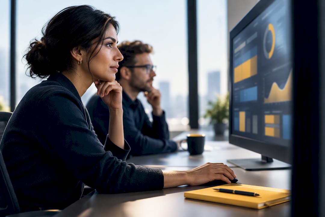 CS lead reviewing explainable account risk signals