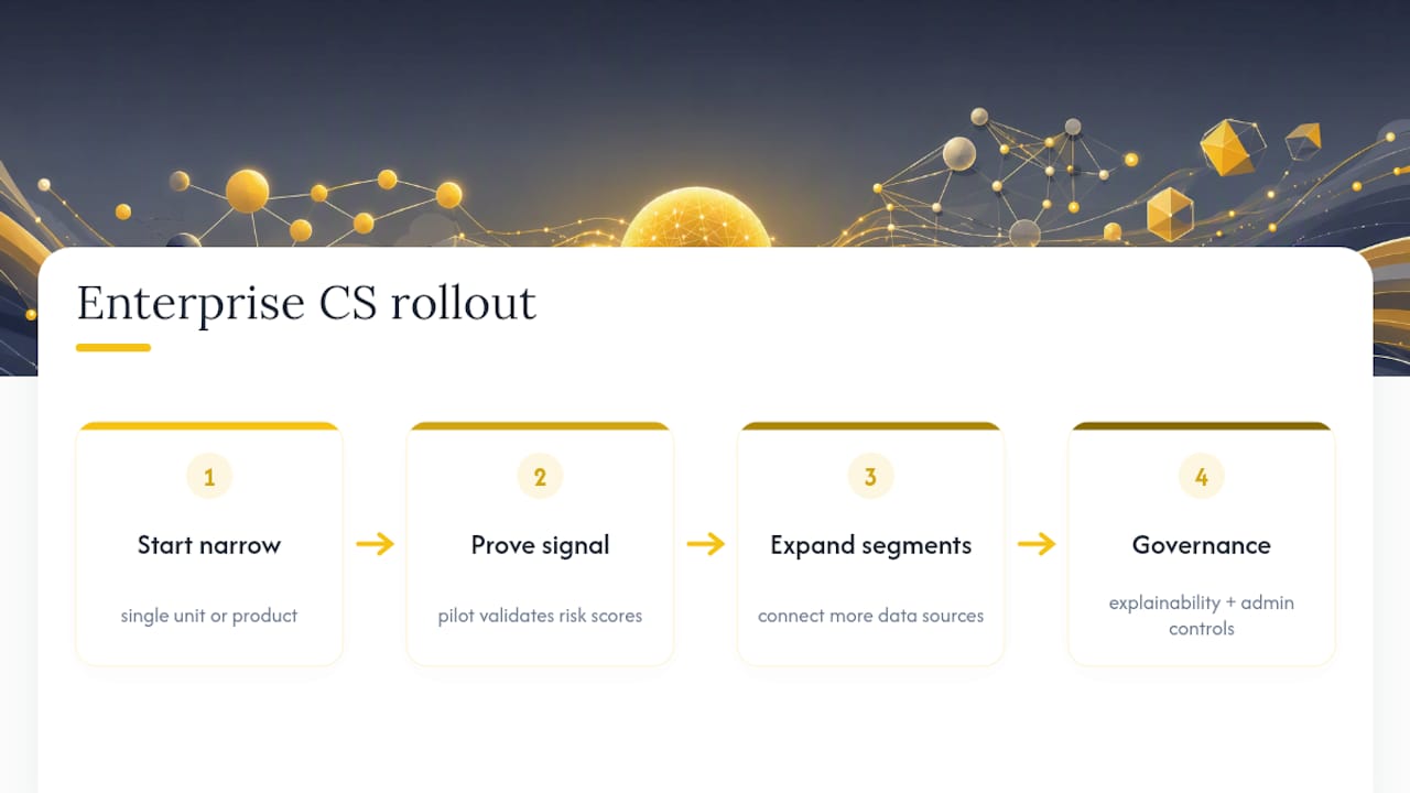 How Are Enterprise Companies Actually Using CS Platforms? — overview diagram