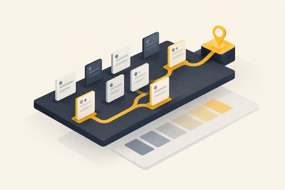 Isometric cancellation revenue analysis title card