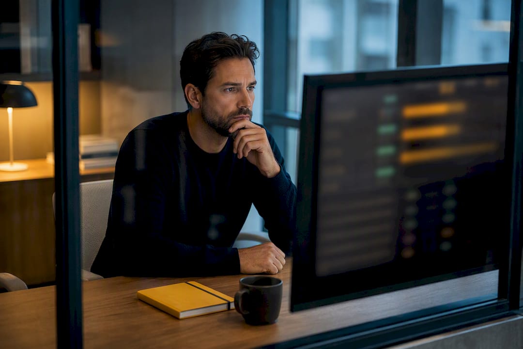 Customer success manager reviewing account risk dashboard