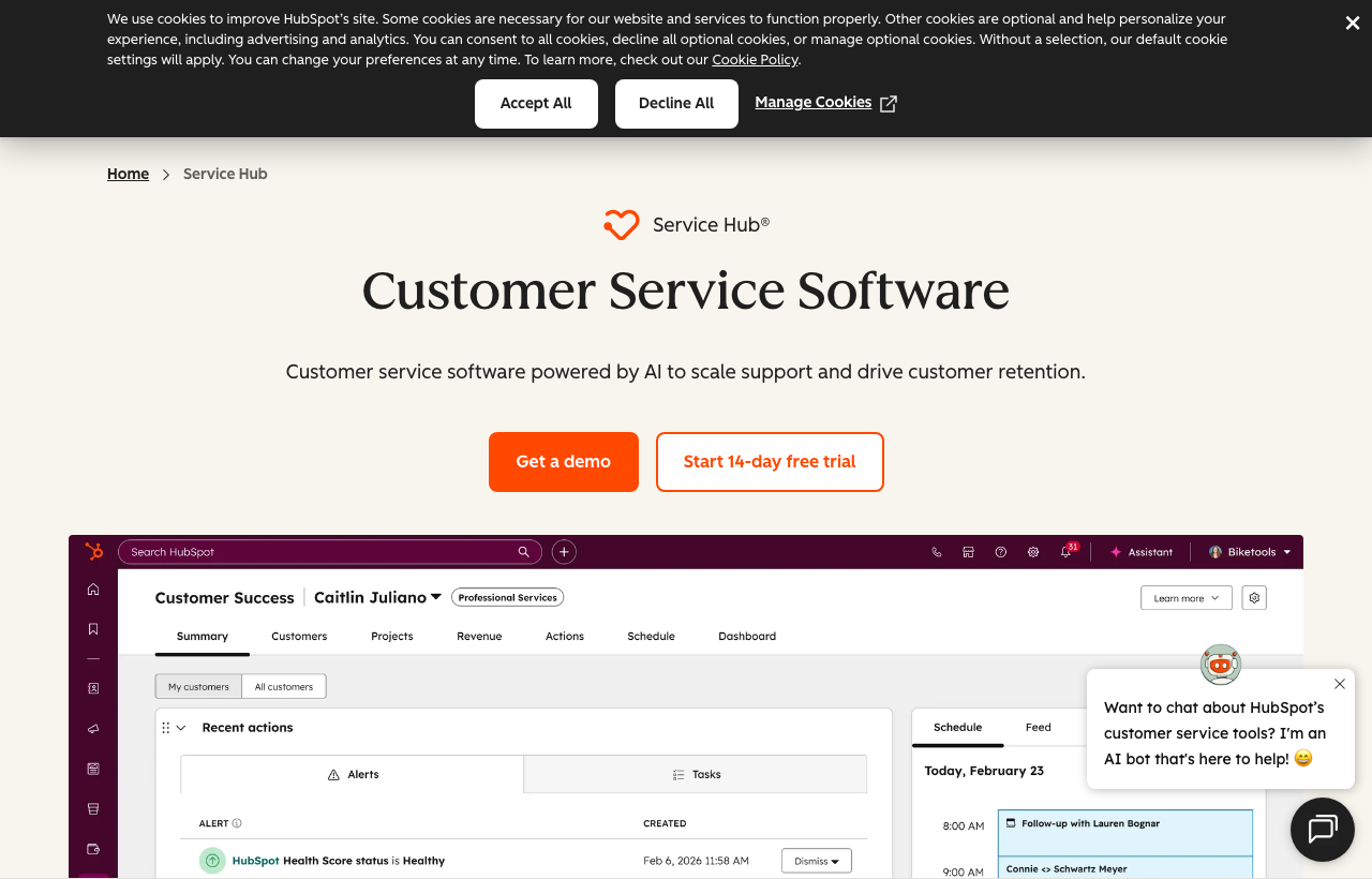 HubSpot Service Hub