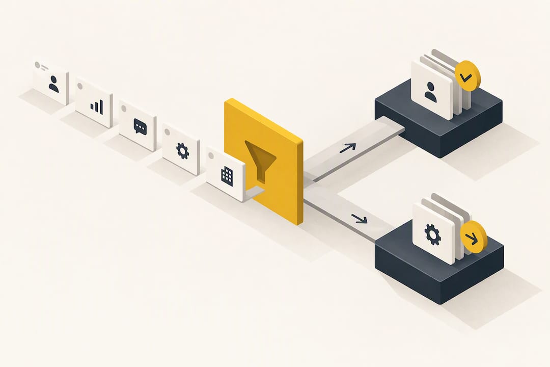 Isometric trigger routing system illustration