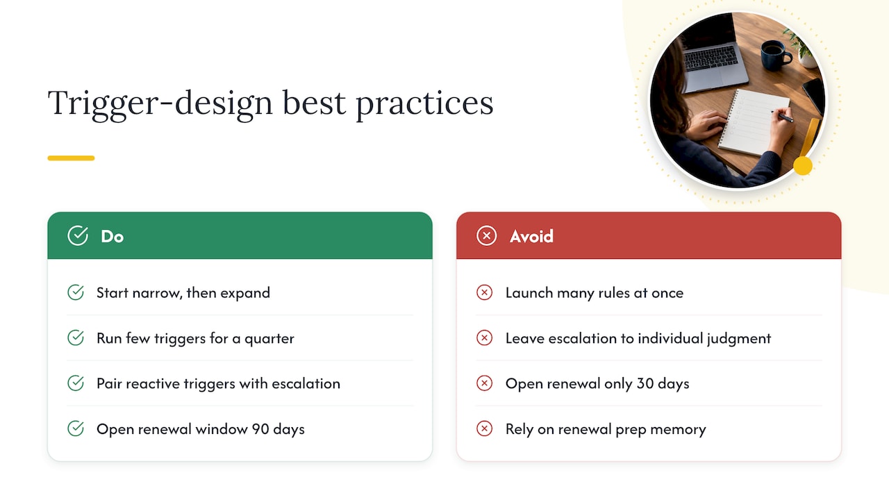 Real-World Patterns in Trigger Design — overview diagram